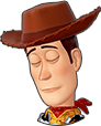 Woody's HP sprite when he's knocked out as it appears in Kingdom Hearts III.