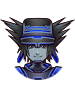 Sora's Wisdom Form sprite as it appears in Space Paranoids.