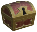 A treasure chest as it appears in Keyblade Graveyard.