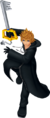 A render of Roxas, as he appears in Kingdom Hearts Melody of Memory.