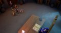 Sora, Riku, King Mickey, Donald, Goofy, and Yen Sid gather in the cutscene "A Fresh Start".