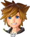 Sora's sprite in Toy Box while in Blitz Form.