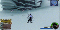 Sora's glide animation in Antiform in Kingdom Hearts II.