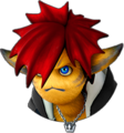 Sora's sprite in Monstropolis while in Second Form when in battle.