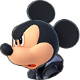 King Mickey Mouse's HP sprite during battle.