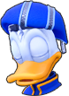 Donald Duck's HP sprite when he's knocked out.