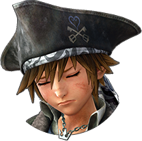 File:Sora sprite Second Form low health (The Caribbean) KHIII.png