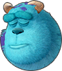 Sulley's HP sprite when he's knocked out as it appears in Kingdom Hearts III.