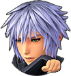 Riku's HP sprite when he has low health as an ally.