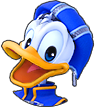 Donald Duck's HP sprite as it appears in Kingdom Hearts III.
