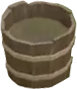 A wooden bucket as it appears in Olympus.