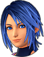 Another unused HP sprite for Aqua as it appears in Kingdom Hearts III.