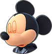 King Mickey Mouse's HP sprite when he's knocked out.