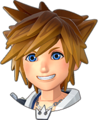 Sora's sprite in Toy Box while in Element Form.