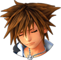 Sora's sprite while in Second Form when suffering low health.