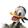 Donald Duck's menu sprite as it appears in The Caribbean in Kingdom Hearts III.