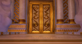 The door to the Realm of the Gods as seen in the cutscene "Olympus's Splendor".