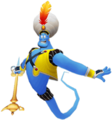 Genie as he appears in his Master Form outfit.