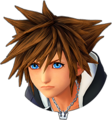 Sora's sprite while in Second Form when in battle.