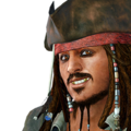 Jack Sparrow's menu sprite as it appears in Kingdom Hearts III.