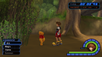 Pooh's Muddy Path gameplay KH.png