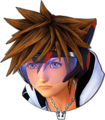 Sora's sprite in San Fransokyo while in Double Form when in battle.