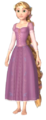Rapunzel with braided hair as she appears in Kingdom Hearts III.