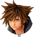 Sora's sprite while in Guardian Form when in battle.