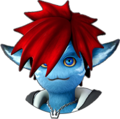 Sora's sprite in Monstropolis while in Element Form.