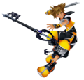 Sora as he appears in his Master Form outfit.