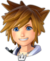Sora's sprite in Toy Box while in Double Form.