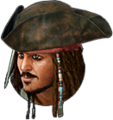 Jack Sparrow's HP sprite during battle as it appears in Kingdom Hearts III.