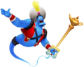 Genie as he appears in his Valor Form outfit.