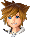 Sora's sprite in Toy Box while in Second Form.