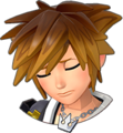 Sora's sprite in Toy Box while in Second Form when suffering low health.