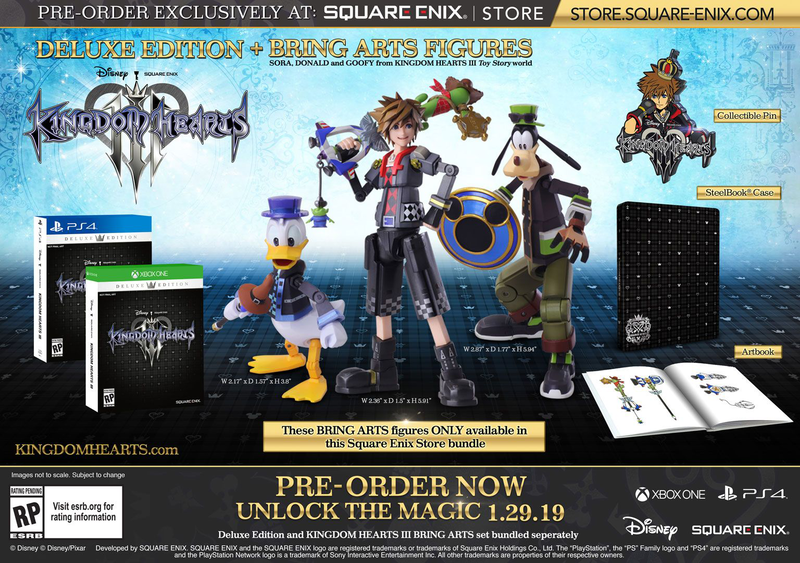 File:Kingdom Hearts III Deluxe Edition + Bring Arts bundle KHIII.png