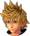 Roxas's sprite in the Keyblade Graveyard as an ally.