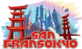 The logo of San Fransokyo.