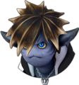 Sora's sprite in Monstropolis while in Double Form when in battle.