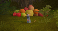 Little Chef has gathered all his fruit in the Woods in the cutscene "Under Control?".
