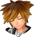 Sora's sprite in Toy Box while in Ultimate Form when suffering low health.