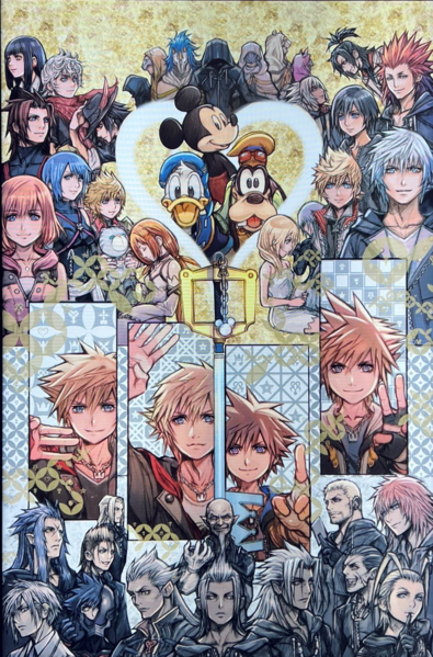File:Kingdom Hearts 20th Anniversary artwork 02.png