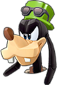 Goofy's HP sprite during battle as it appears in Toy Box in Kingdom Hearts III.