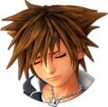 Sora's sprite while in Element Form when suffering low health.