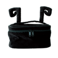 Shadow-themed vanity pouch