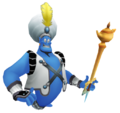 Genie as he appears in his Final Form outfit.