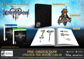 Kingdom Hearts III Deluxe Edition bundle KHIII.png