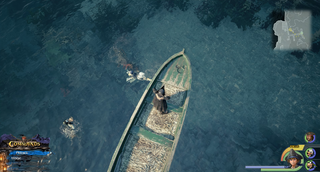 Port Royal / Docks: From the Save Point, head Northwest to the green boat floating alone in the water.