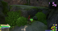 The Forest / Wetlands: Follow the lower rock path near the Save Point.
