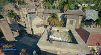 Port Royal / Settlement: On the roof of a building.